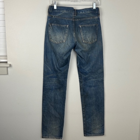 John Elliott Straight Leg Denim Jeans - Picture 3 of 4